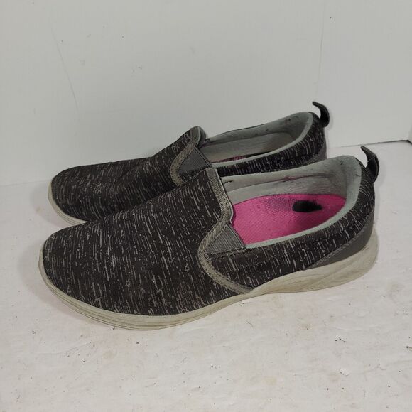 Vionic Shoes Womens Sz 8 Black Kea Slip On Sneakers Walking Boat Beach Boating - Picture 4 of 12